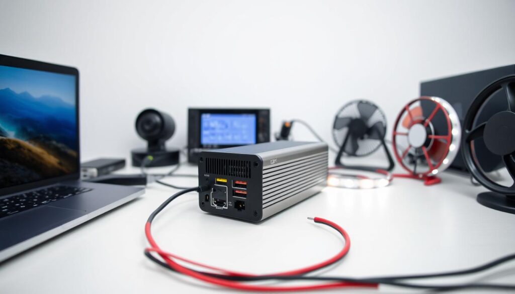 aplikasi adaptor 12v